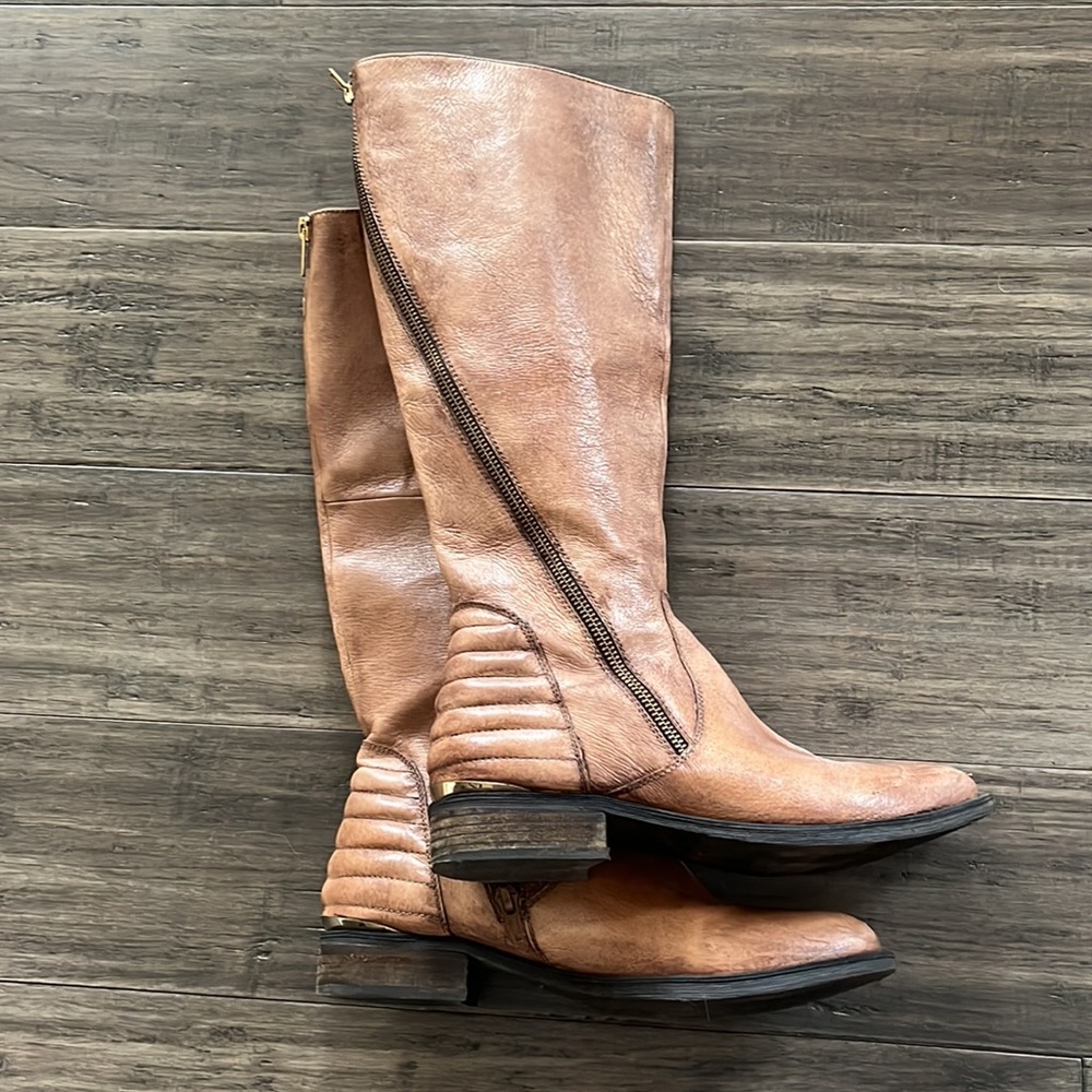 Steve Madden Brown Leather Boots - Picture 10 of 12